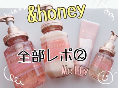 &honey Melty モイストリペア ヘアオイル 3.0/&honey/ヘアオイルを使ったクチコミ（1枚目）