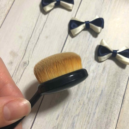 スーパーカバーファンデーションブラシ/メイクル/メイクブラシを使ったクチコミ(2枚目)