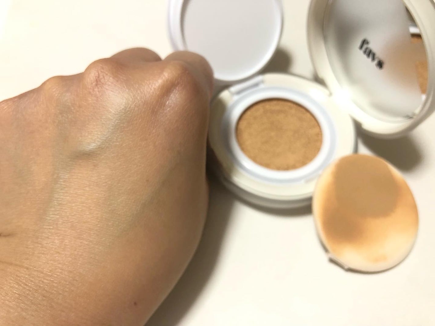 カーミンググロウアップクッションファンデーション/favs/リキッドファンデーションを使ったクチコミ(9枚目)