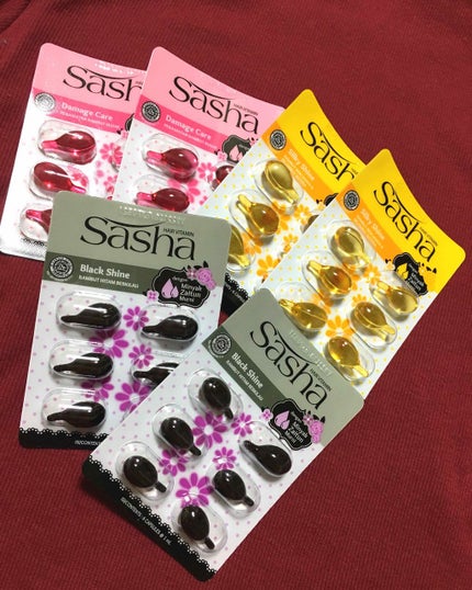 ヘアビタミン イエロー(シルキーシャイン)/Sasha/ヘアオイルを使ったクチコミ(1枚目)