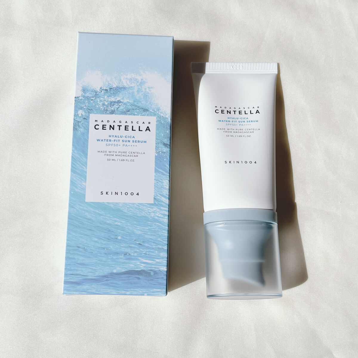 ヒアルーシカ ウォーターフィット サンセラム/SKIN1004/日焼け止めローションを使ったクチコミ（2枚目）