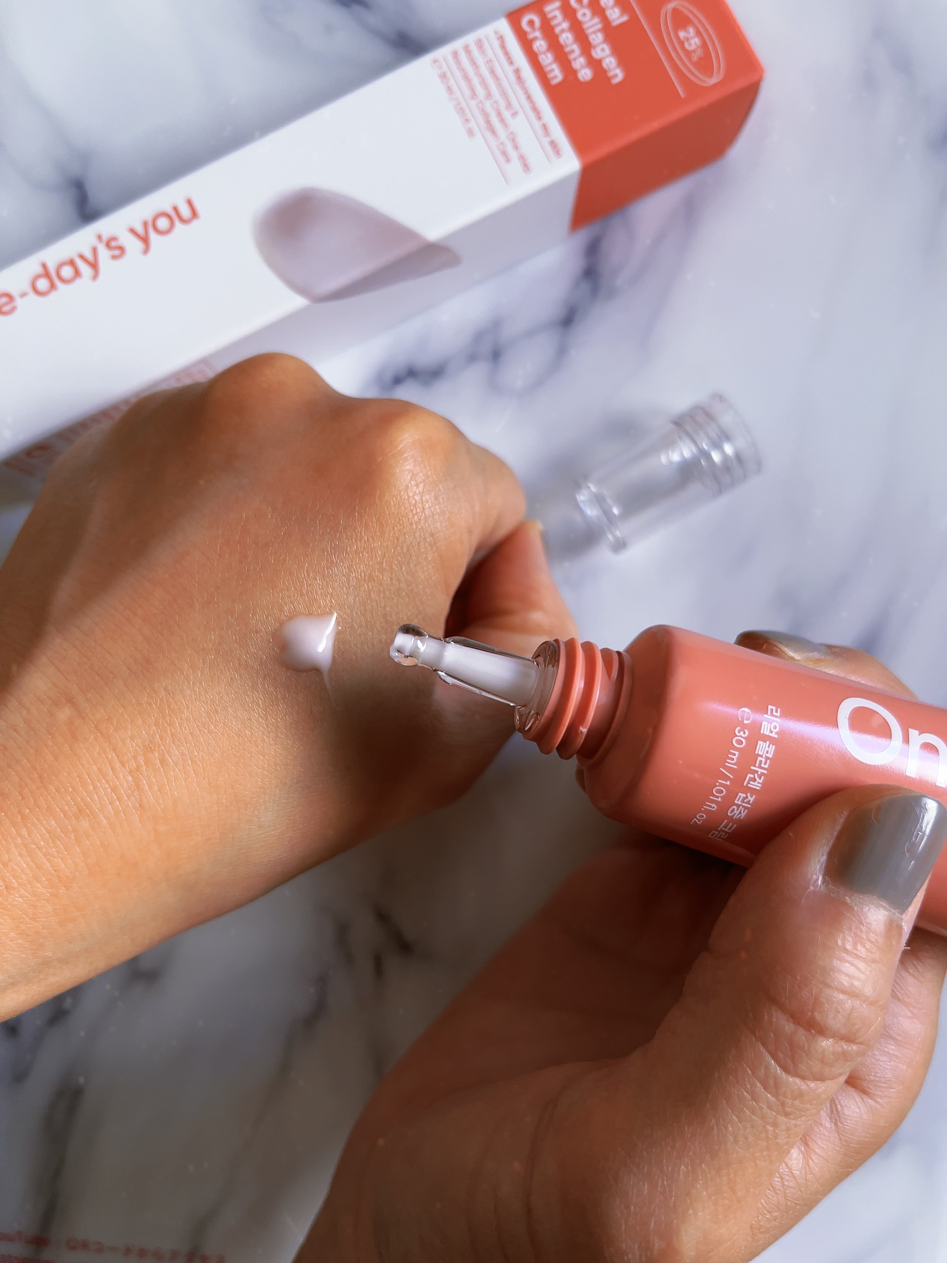 リアルコラーゲンインテンスクリーム /One-day's you/フェイスクリームを使ったクチコミ（3枚目）