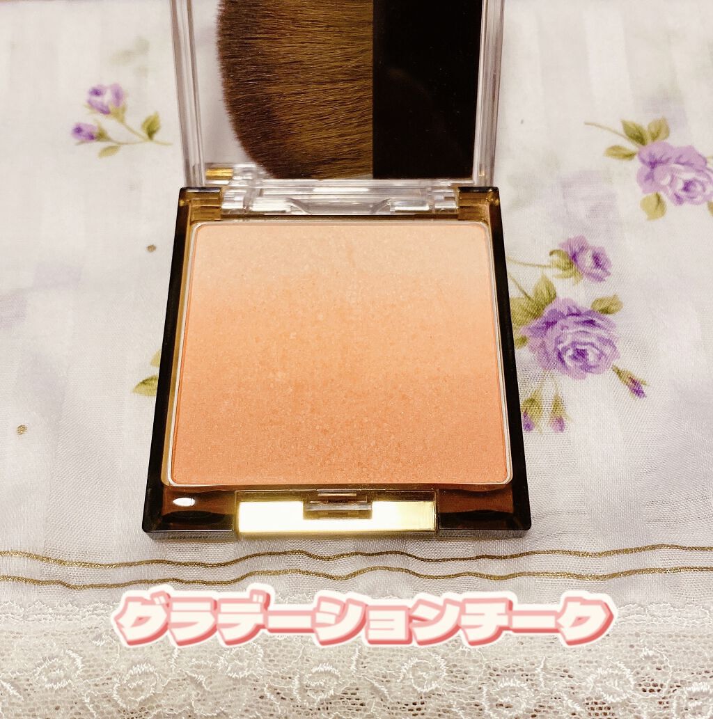 オーラティック ブラッシュ AB02 アプリコットジャム/excel/パウダーチークを使ったクチコミ（1枚目）