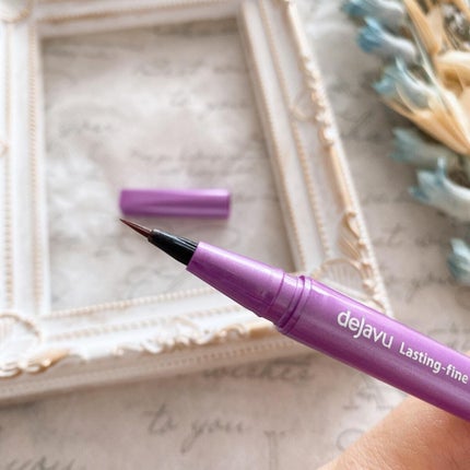 「密着アイライナー」ショート筆リキッド/デジャヴュ/リキッドアイライナーを使ったクチコミ(5枚目)