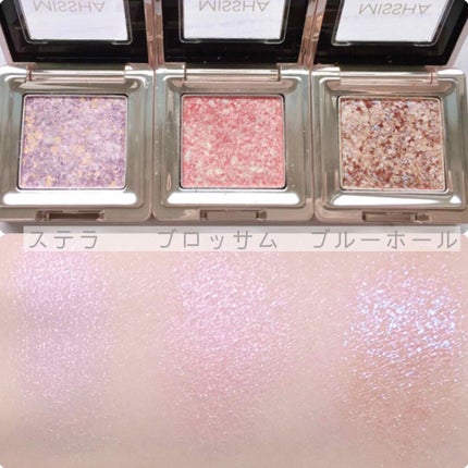 グリッタープリズム シャドウ/MISSHA/グリッターを使ったクチコミ(2枚目)