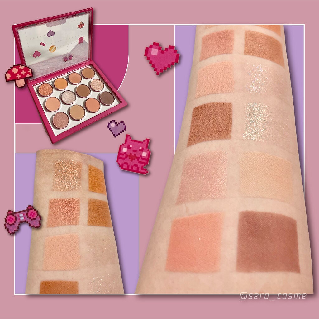 ZEESEA ピクセルシリーズ ベンディングマシーン12カラーアイシャドウパレット/ZEESEA/アイシャドウパレットを使ったクチコミ(3枚目)