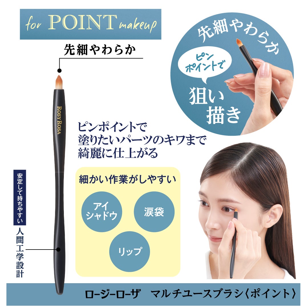 マルチユースブラシ〈フェイス〉/ロージーローザ/メイクブラシを使ったクチコミ(4枚目)