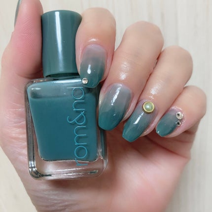 ムードペブルネイル/rom&nd/マニキュアを使ったクチコミ(3枚目)