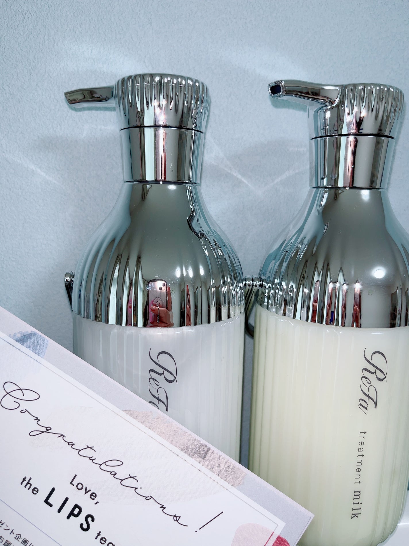 リファミルクプロテインシャンプー/トリートメント/ReFa/シャンプー・コンディショナーを使ったクチコミ(1枚目)