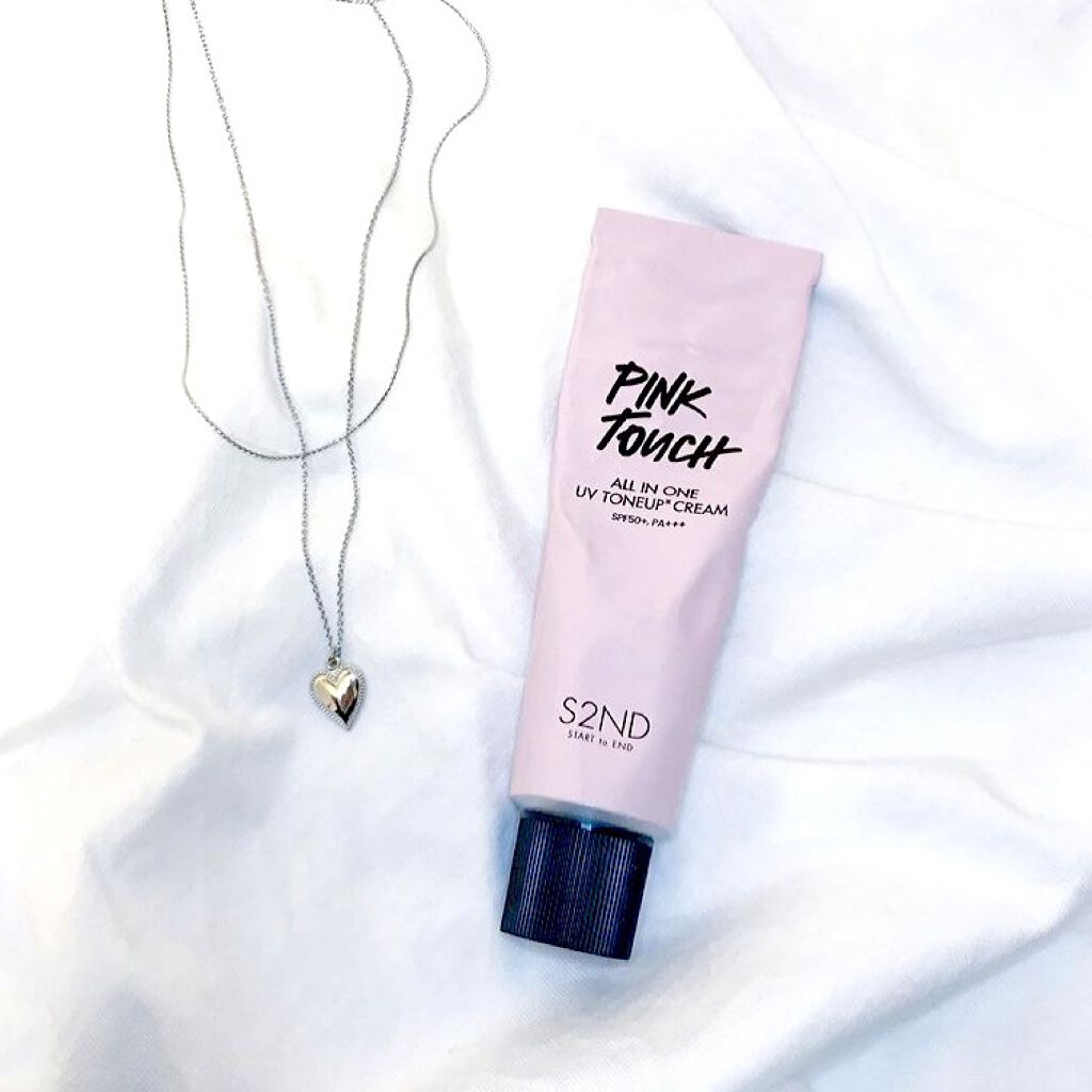 ピンクタッチ UVトーンアップクリーム/S2ND/化粧下地を使ったクチコミ（1枚目）