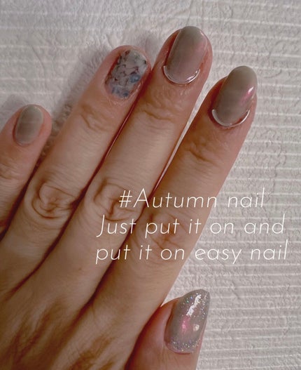 しずくネイルシール/キャンドゥ/ネイルシールを使ったクチコミ(1枚目)