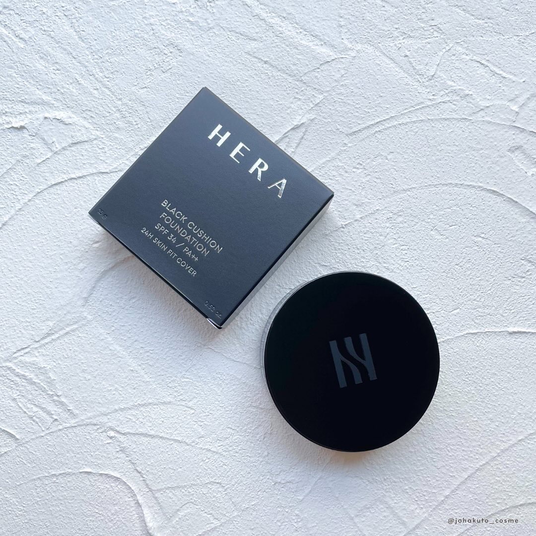 ブラック クッション ファンデーション/HERA/クッションファンデーションを使ったクチコミ（3枚目）