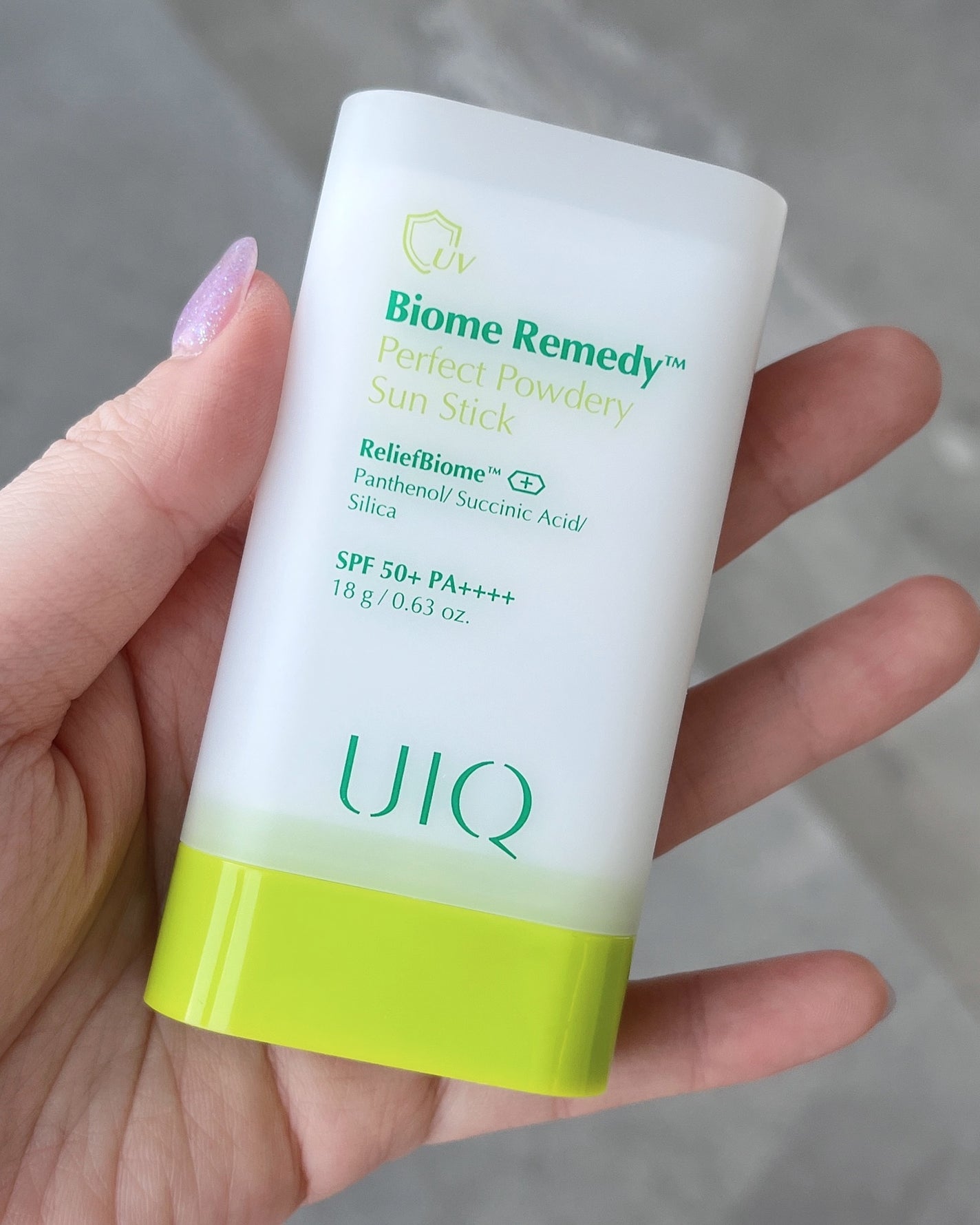 バイオームパーフェクトさらさらUVスティック/UIQ/日焼け止めスティックを使ったクチコミ(5枚目)