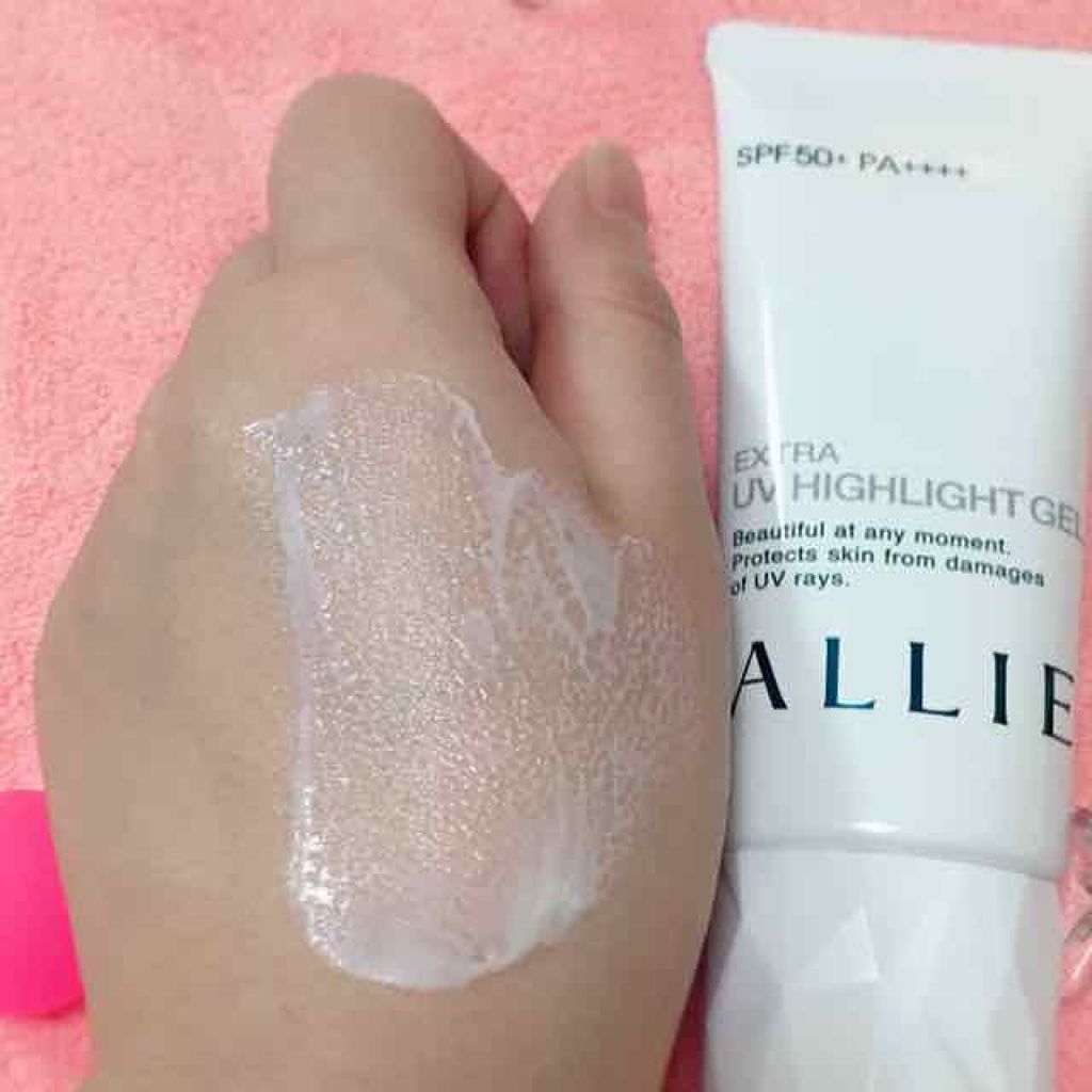 エクストラUV ハイライトジェル/アリィー/日焼け止めジェルを使ったクチコミ（3枚目）