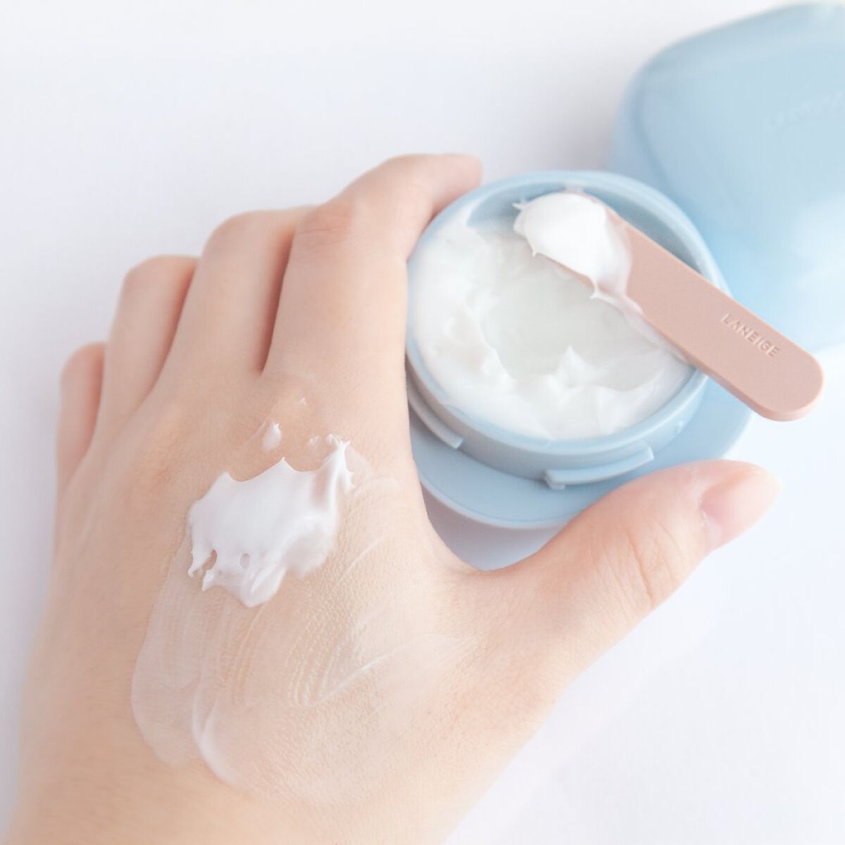 ウォーターバンク クリーム (乾燥肌用)/LANEIGE/フェイスクリームを使ったクチコミ（3枚目）