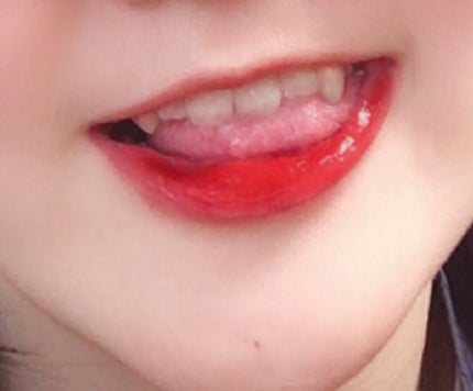 ステイオンバームルージュ/キャンメイク/口紅を使ったクチコミ(8枚目)