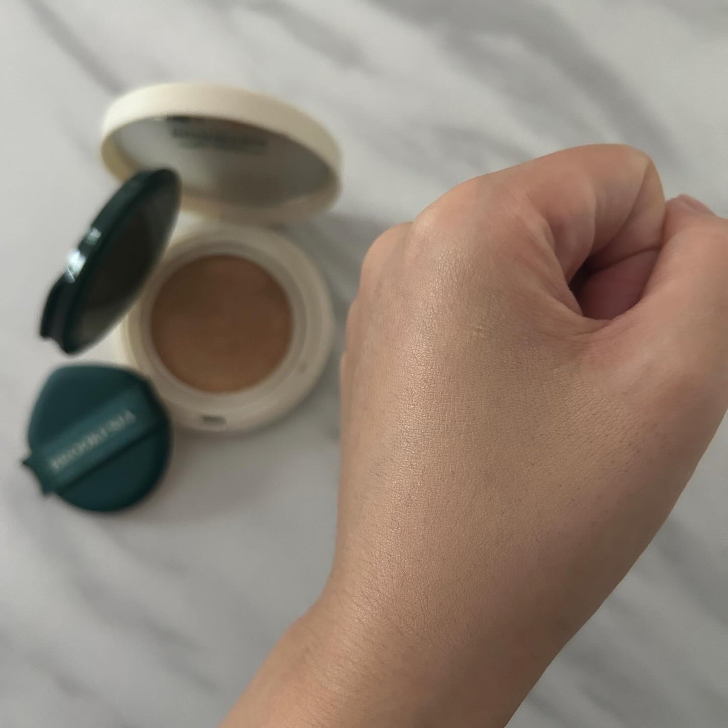 スキンエンハンサー コンパクトクッション(グロー)/BROOKESIA/クッションファンデーションを使ったクチコミ(5枚目)