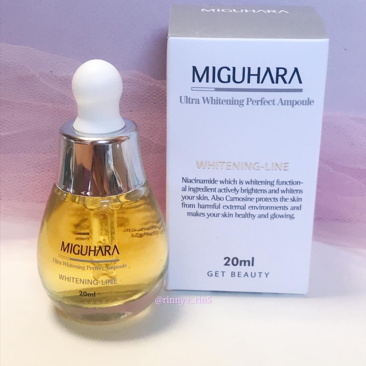 Ultra Whitening Perfect Ampoule/MIGUHARA/美容液を使ったクチコミ(5枚目)