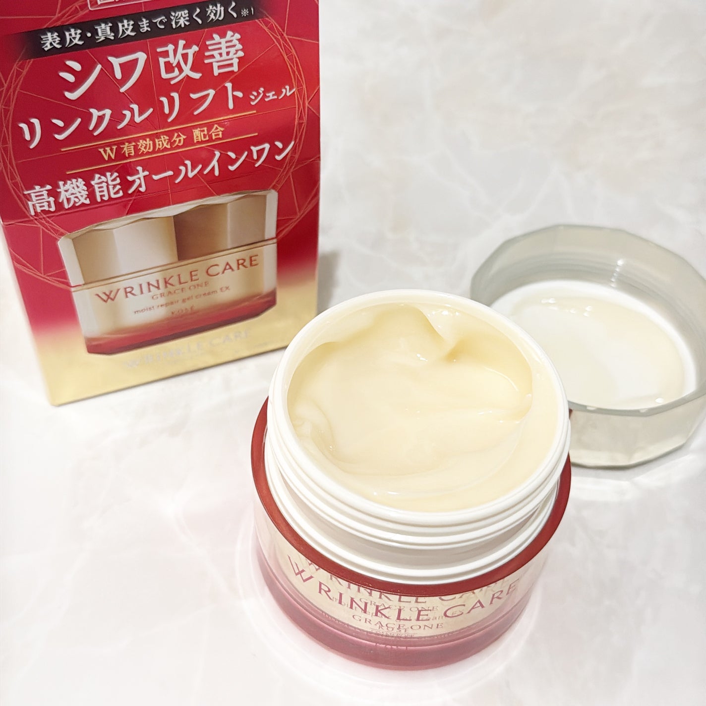 グレイスワン リンクルケア リンクルリフトジェル【医薬部外品】/グレイスワン/オールインワン化粧品を使ったクチコミ(2枚目)