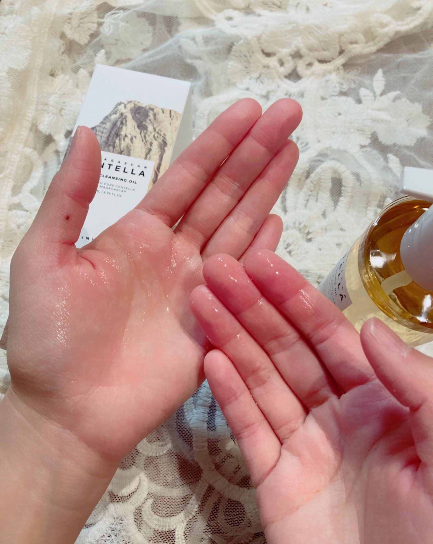 センテラ ライトクレンジングオイル/SKIN1004/オイルクレンジングを使ったクチコミ（3枚目）