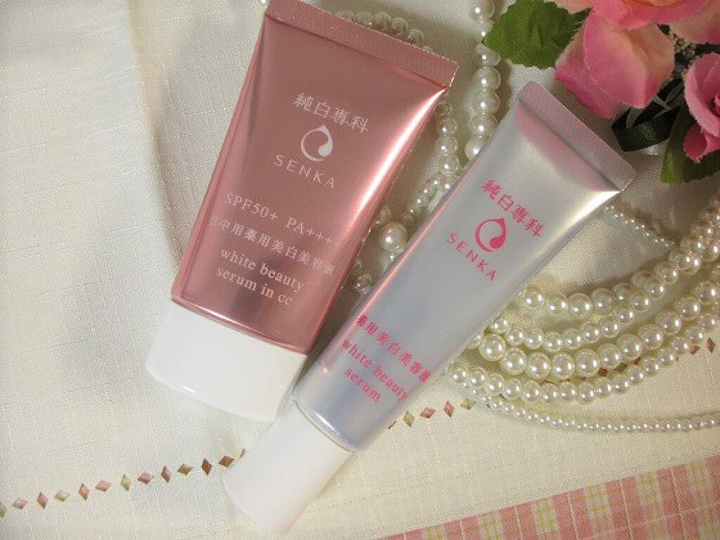 純白専科 すっぴん白雪美容液(専科 薬用美白クリーム)/SENKA（専科）/美容液を使ったクチコミ（2枚目）