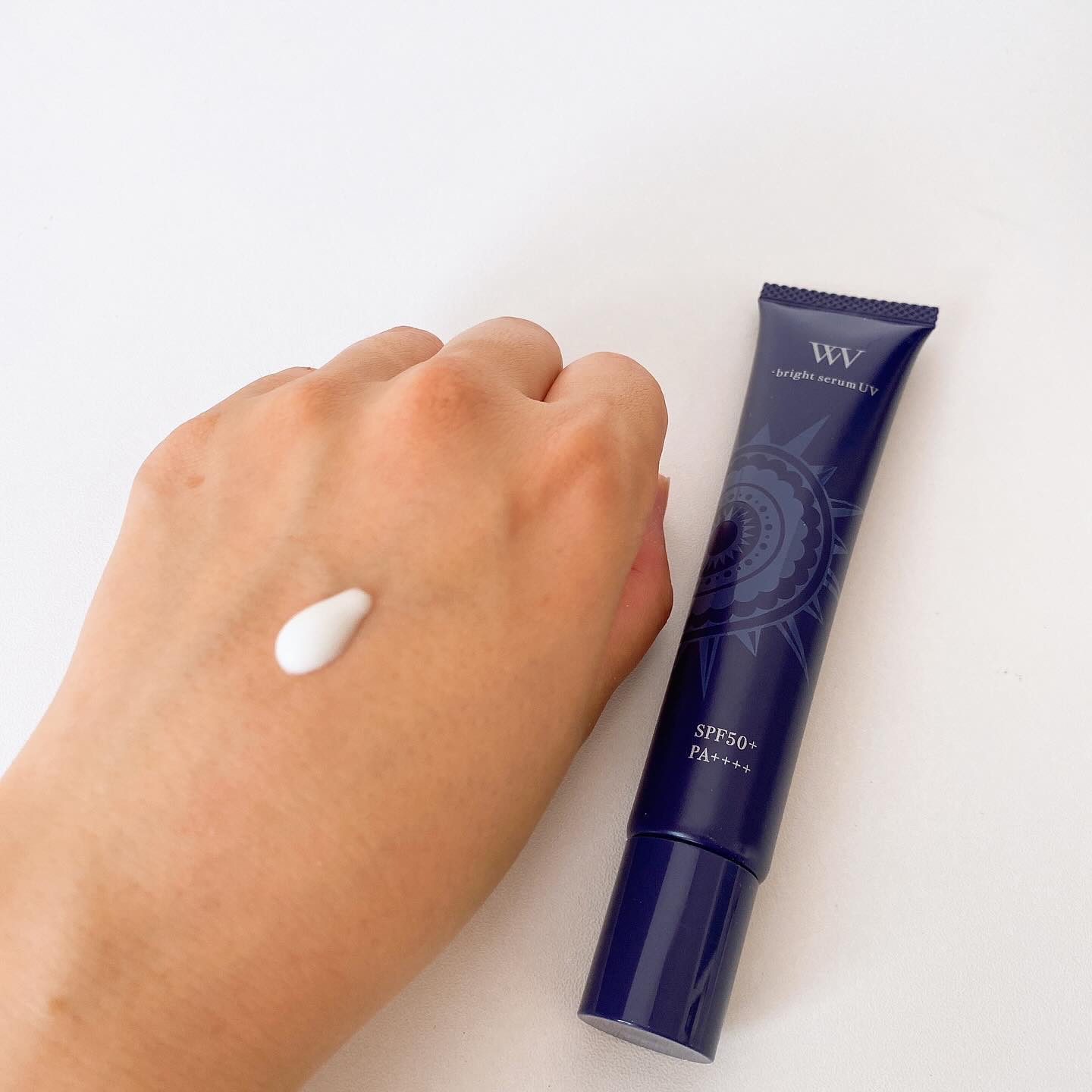 WHITE VEIL ブライトセラムUV/WHITE VEIL/日焼け止めローションを使ったクチコミ（2枚目）