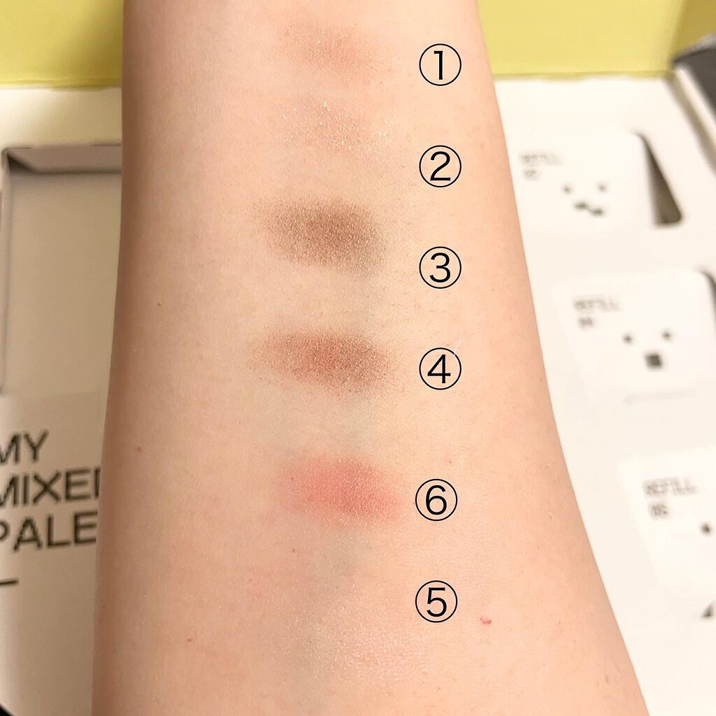 MY MIXED PALETTE 6色カスタムパレット/MN/マルチパレットを使ったクチコミ(5枚目)