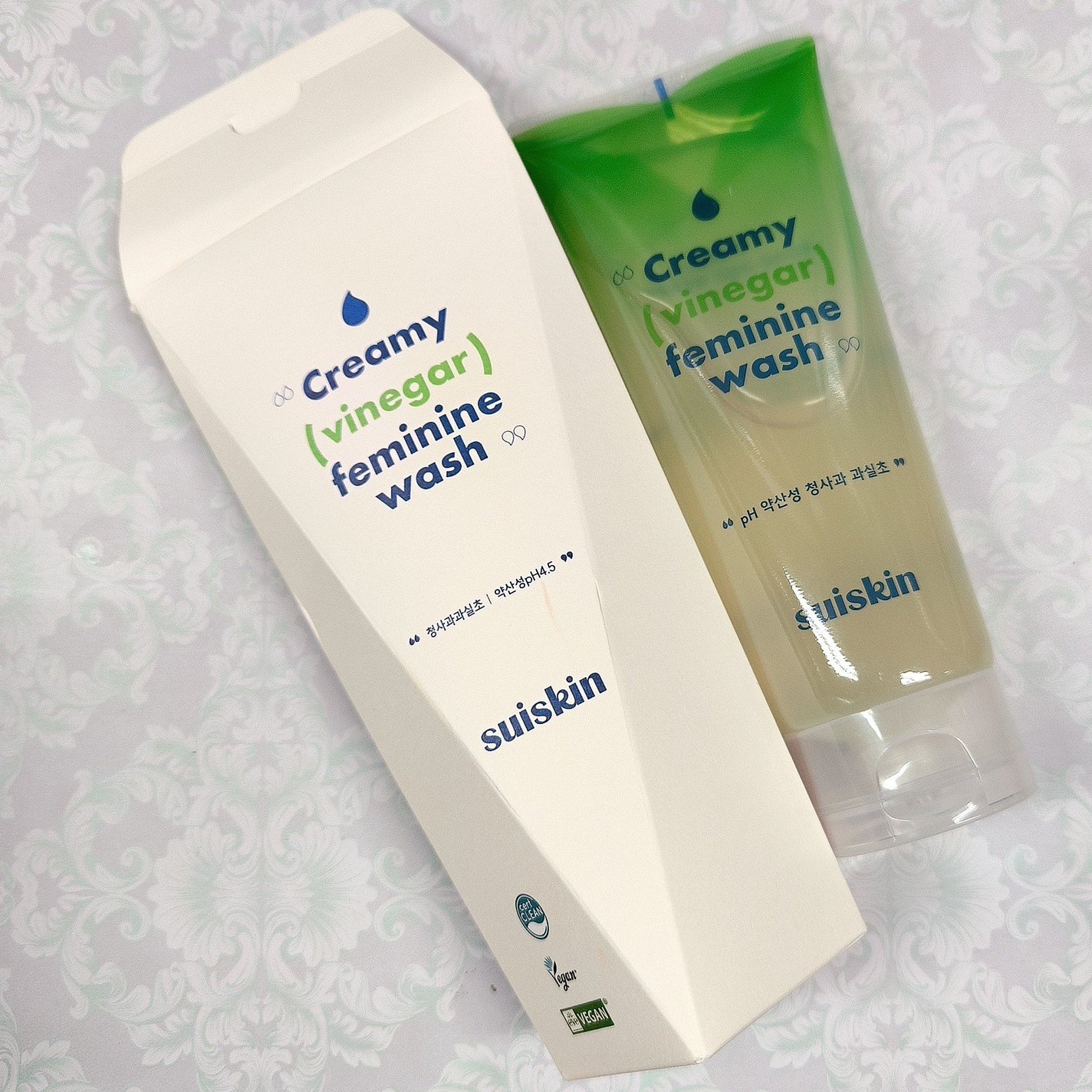 クリーミービネガーフェミニンウォッシュ/suiskin/ボディソープを使ったクチコミ(3枚目)