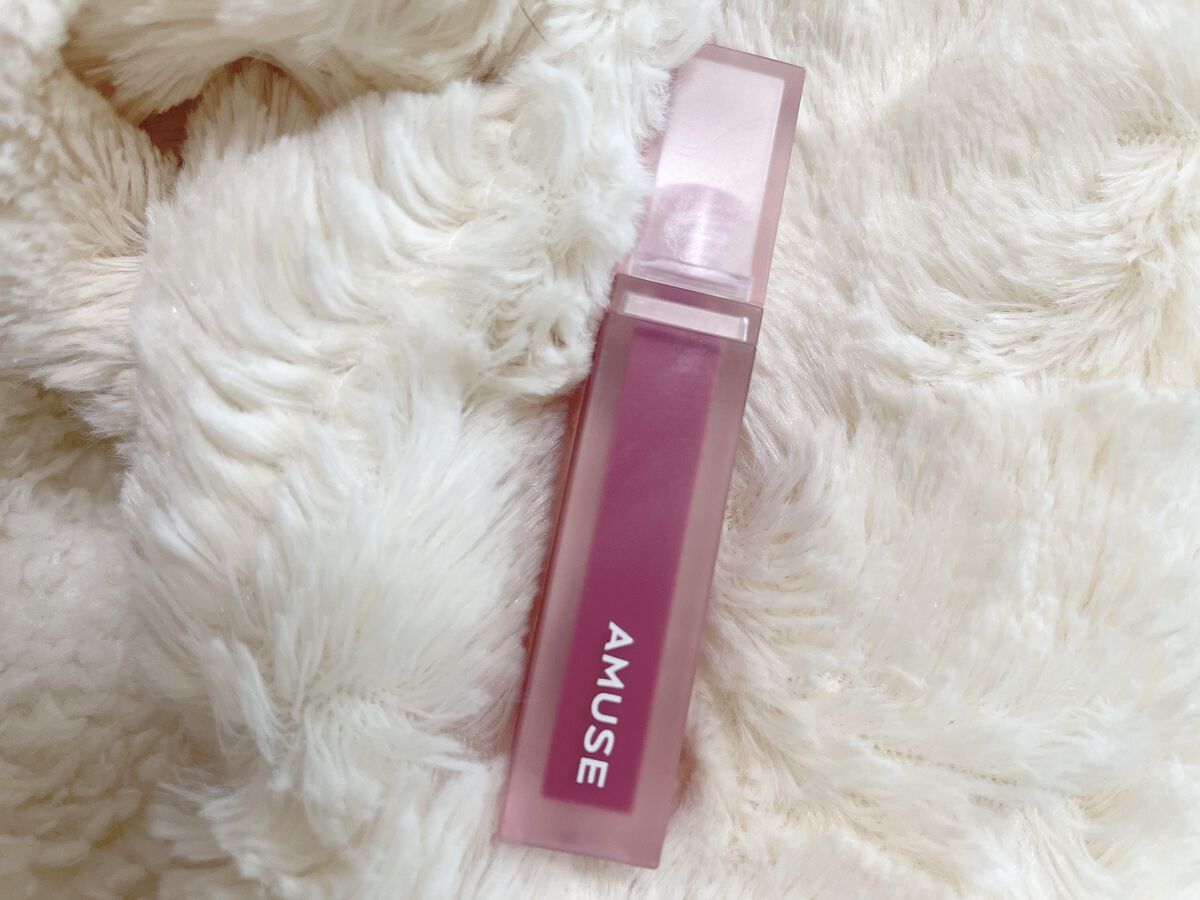 デュー ベルベット 09ふしぎモモ/AMUSE/口紅を使ったクチコミ（2枚目）