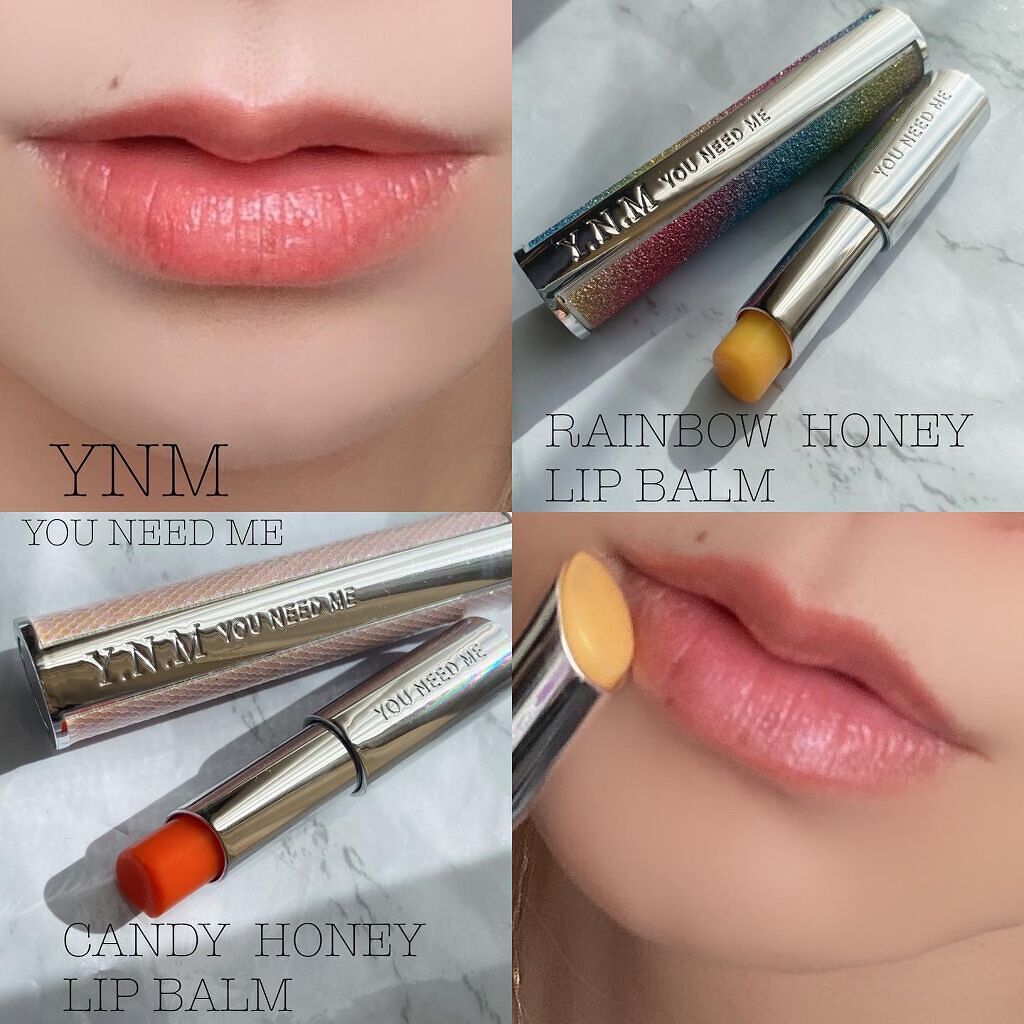 YNM レインボーハニーリップバーム/YNM/リップバームを使ったクチコミ(1枚目)