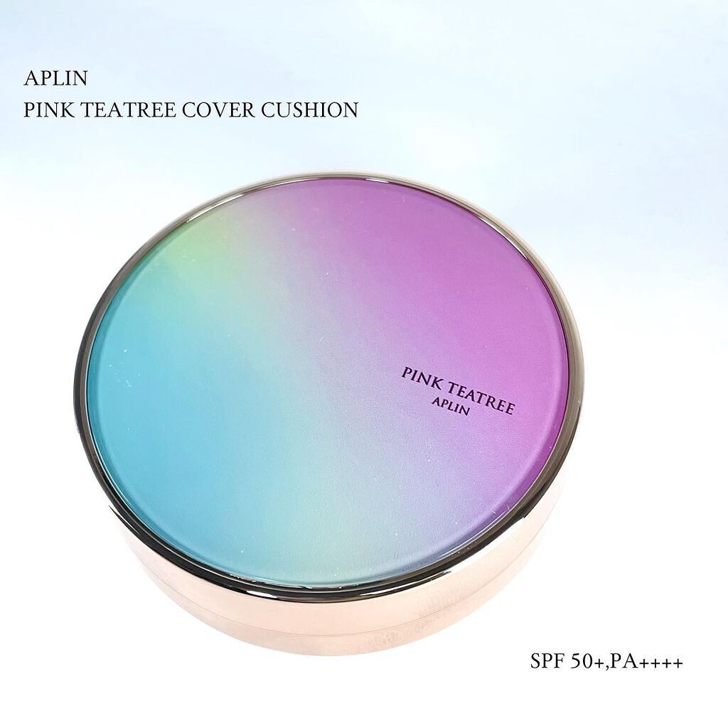 ピンクティーツリーカバークッション/APLIN/クッションファンデーションを使ったクチコミ(1枚目)
