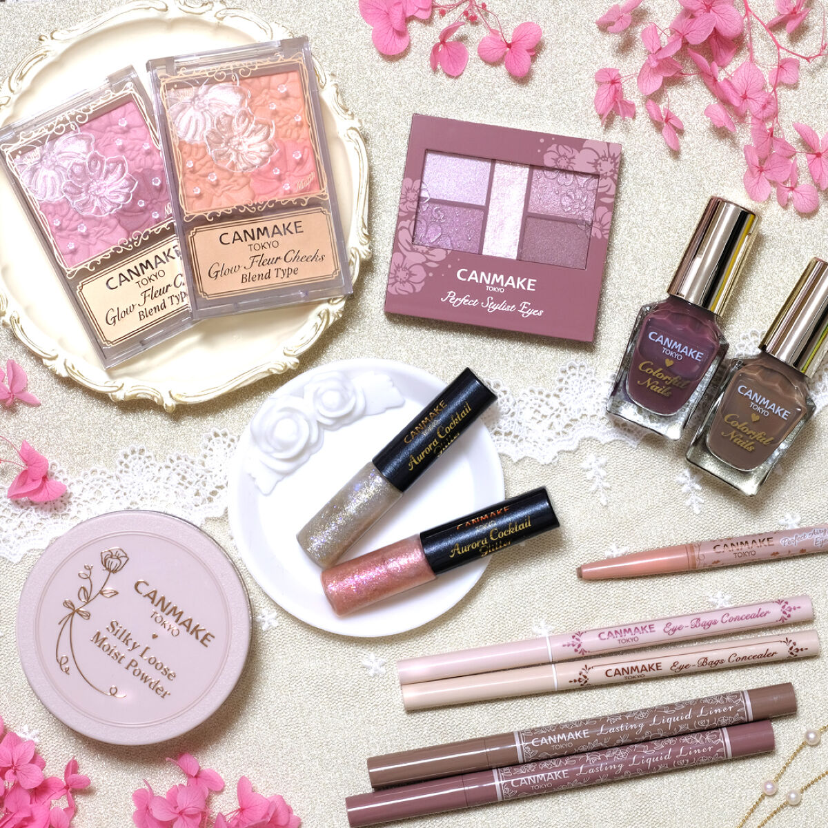 オーロラカクテルグリッター/キャンメイク/アイシャドウを使ったクチコミ（1枚目）