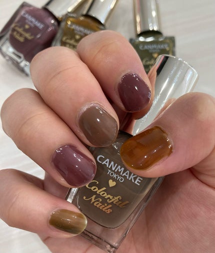 カラフルネイルズ/キャンメイク/マニキュアを使ったクチコミ(6枚目)