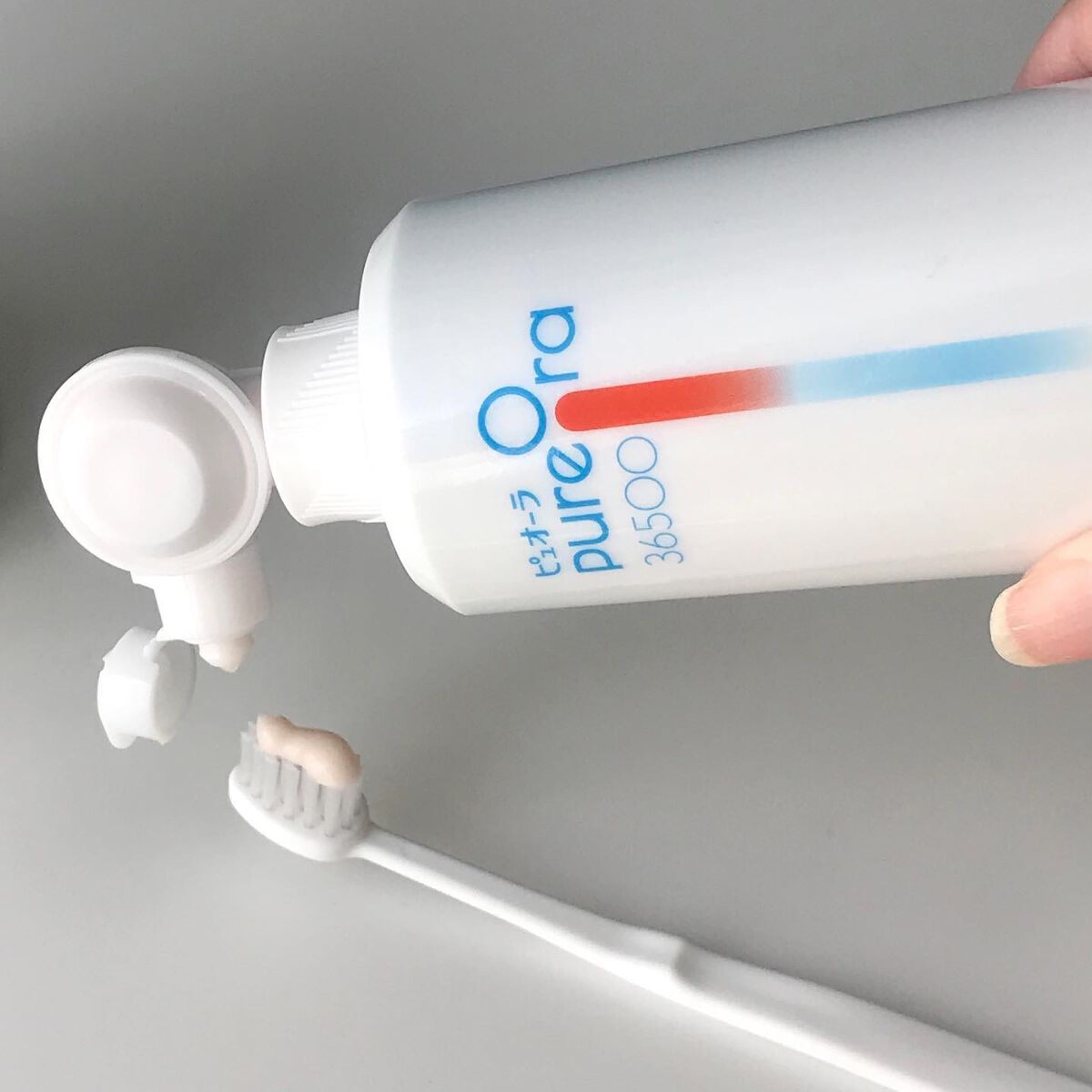 ピュオーラ36500 薬用ハグキ高密着クリームハミガキ/ピュオーラ/歯磨き粉を使ったクチコミ（3枚目）