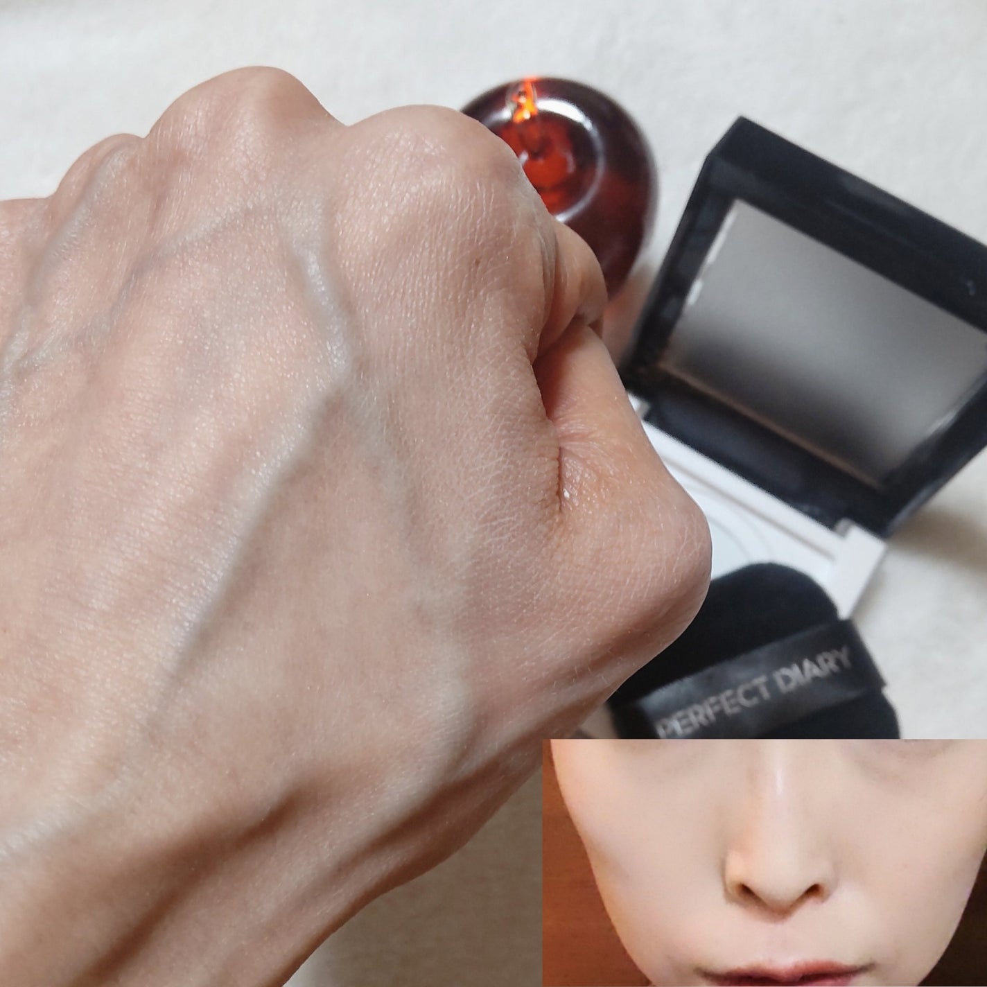 トランスルーシェントブルーリング ルースパウダー(N)/PERFECT DIARY/ルースパウダーを使ったクチコミ(4枚目)