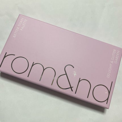ベターザンパレット/rom&nd/アイシャドウパレットを使ったクチコミ(1枚目)