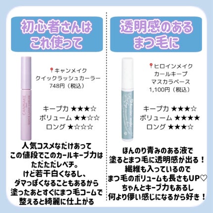クイックラッシュカーラー/キャンメイク/マスカラ下地を使ったクチコミ(4枚目)