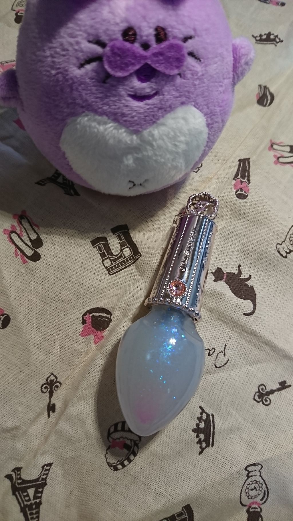 フォーエヴァージューシー オイルルージュ ティント 08 apple trick ★限定色/JILL STUART/リップティントを使ったクチコミ（1枚目）