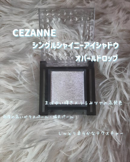 シングルシャイニーアイシャドウ/CEZANNE/アイシャドウを使ったクチコミ(2枚目)