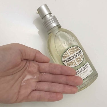 L'OCCITANE アーモンド サプルスキンオイルのクチコミ「⌘愛用しているボディーオイル

お風呂上がりの全身保湿に🛁

アーモンドオイルの恵みが、しっと.....」（2枚目）