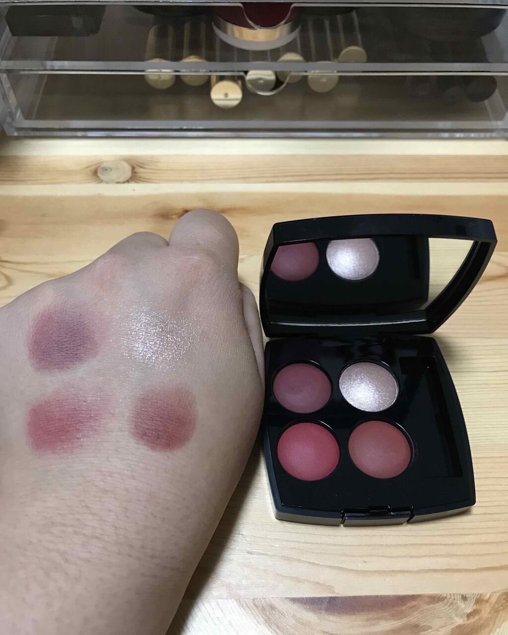 レ キャトル オンブル/CHANEL/アイシャドウパレットを使ったクチコミ(2枚目)