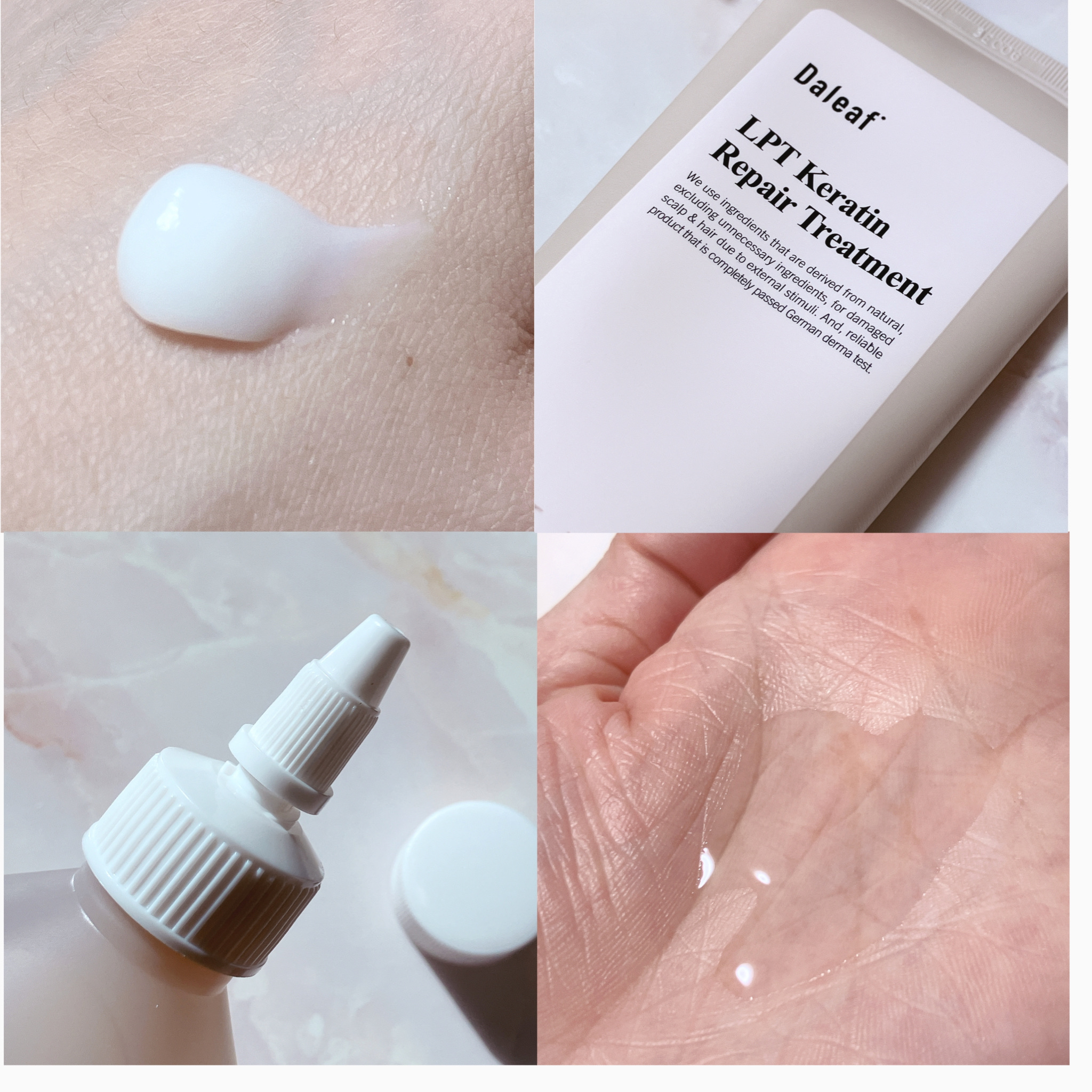 LPTケラチンリペアウォータートリートメント/Daleaf/洗い流すヘアトリートメントを使ったクチコミ（3枚目）