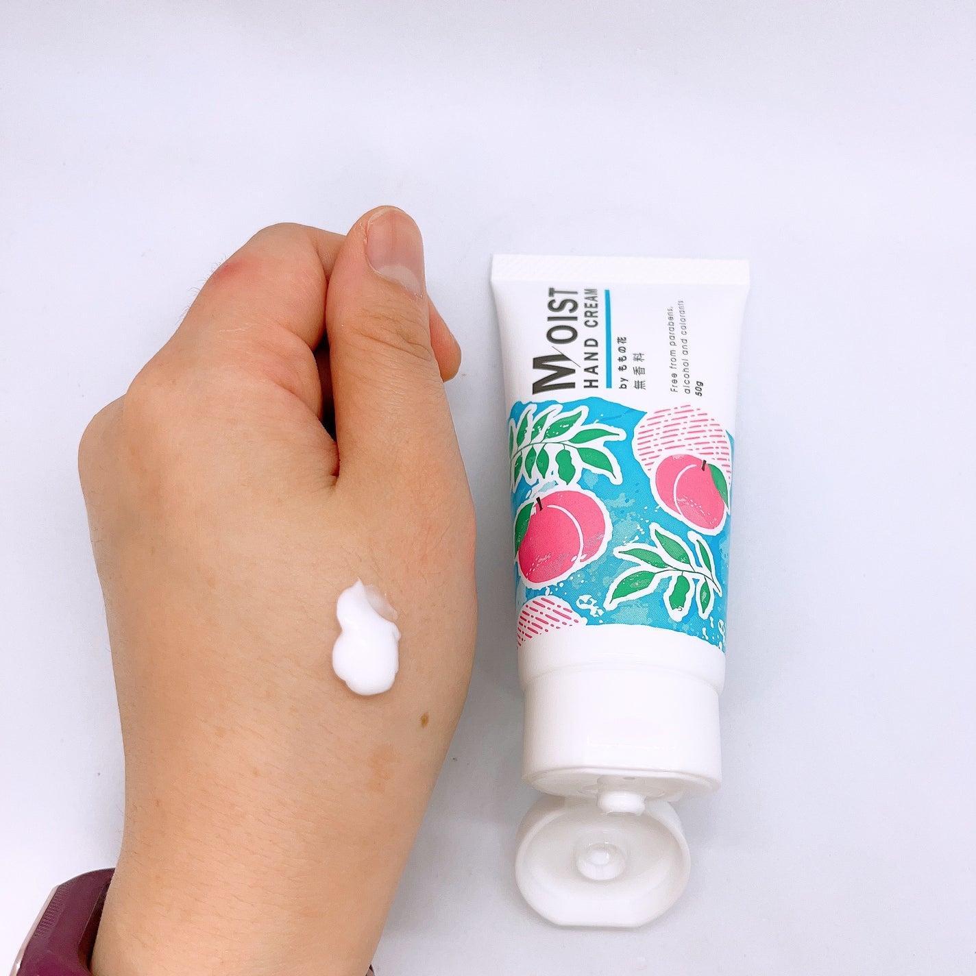 ももの花 ハンドクリーム/オリヂナル/ハンドクリームを使ったクチコミ(2枚目)