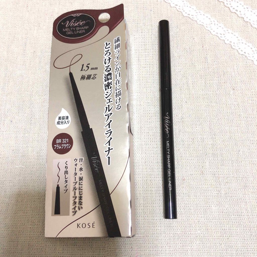 リシェ スーパースリム ジェルライナー/Visée/ペンシルアイライナーを使ったクチコミ(1枚目)