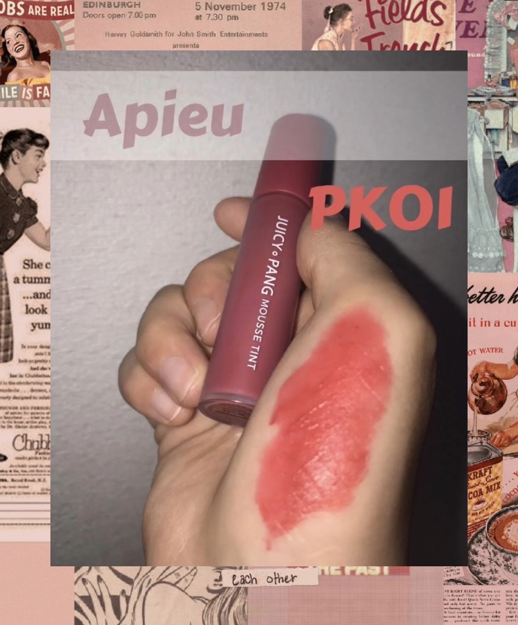 ジューシーパン ムースティント/A’pieu/リップティントを使ったクチコミ（1枚目）