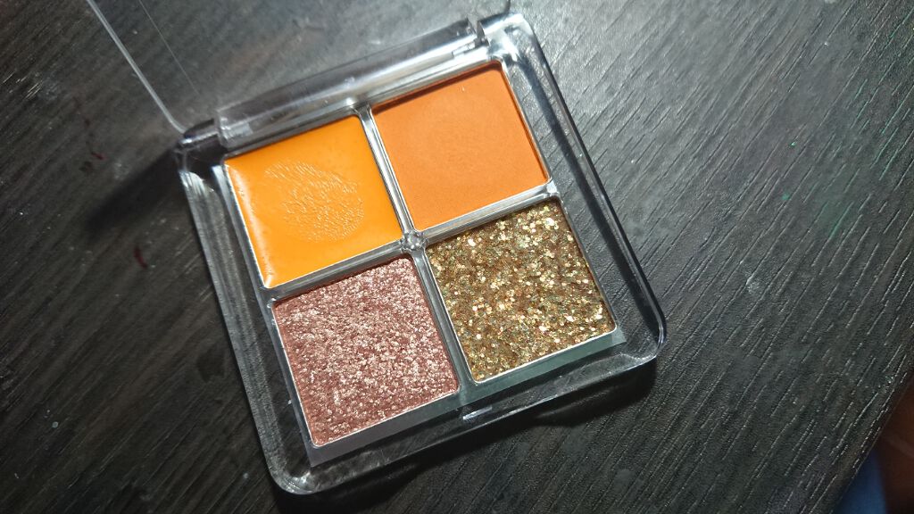 クリアボックス4色アイシャドウパレット/MINSHZEE/アイシャドウパレットを使ったクチコミ（3枚目）