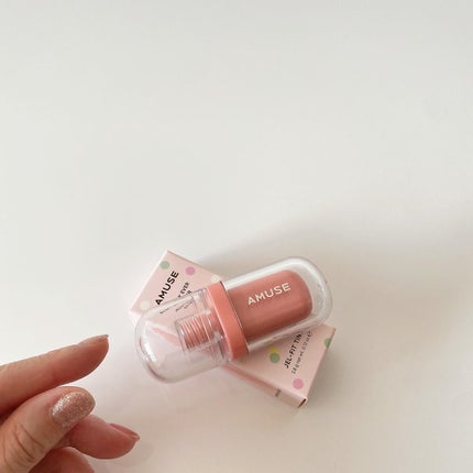 ジェルフィットティント/AMUSE/リップティントを使ったクチコミ(5枚目)