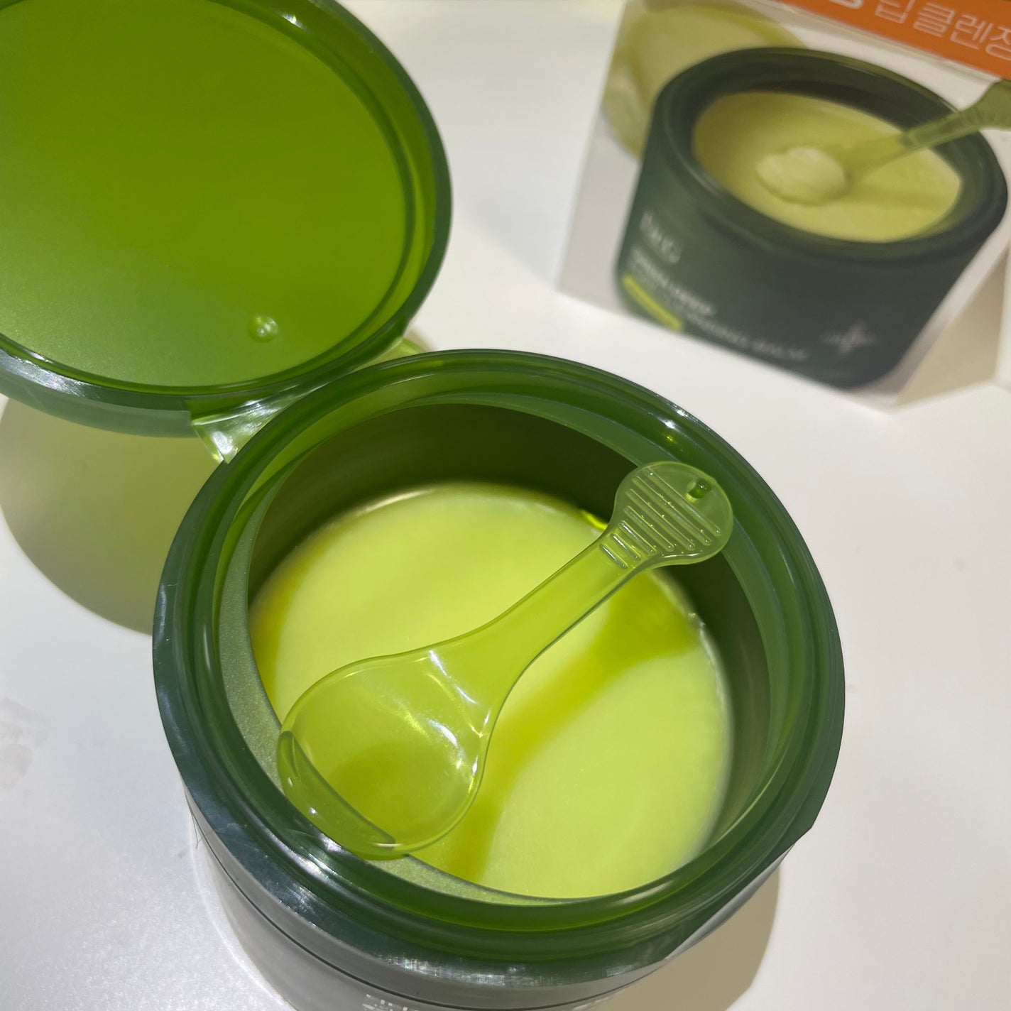 グリーンディープポアクレンジングバーム/Dr.G/クレンジングバームを使ったクチコミ(2枚目)