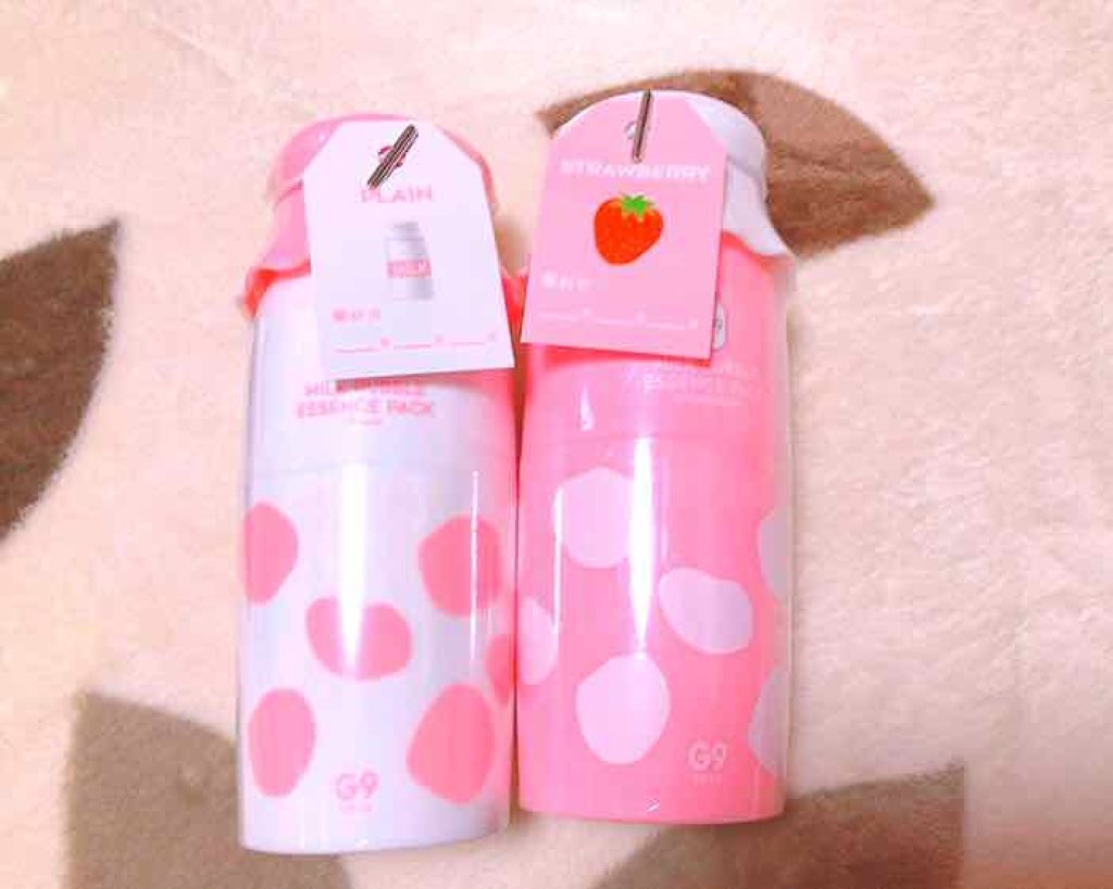 MILK BUBBLE ESSENCE PACK ＃PLAIN/G9SKIN/美容液を使ったクチコミ（1枚目）