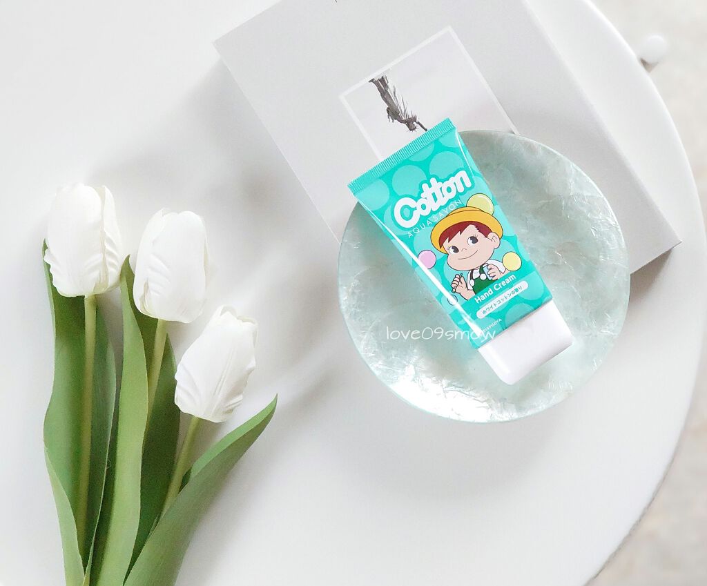 アクアシャボン×不二家 ホワイトコットンの香り ハンドクリーム/アクアシャボン/ハンドクリームを使ったクチコミ(1枚目)